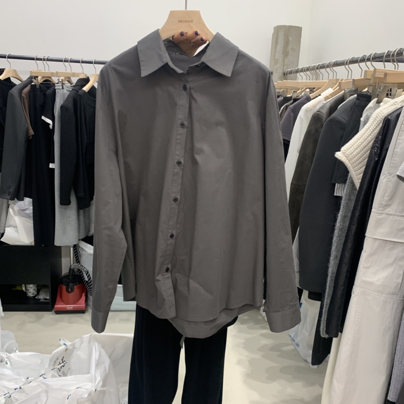 RECOVER韓國直郵㊣女士新品25秋冬人氣熱賣職業時尚襯衫蕾絲衫RECOVER/MOMENT襯衫/蕾絲衫圖色2