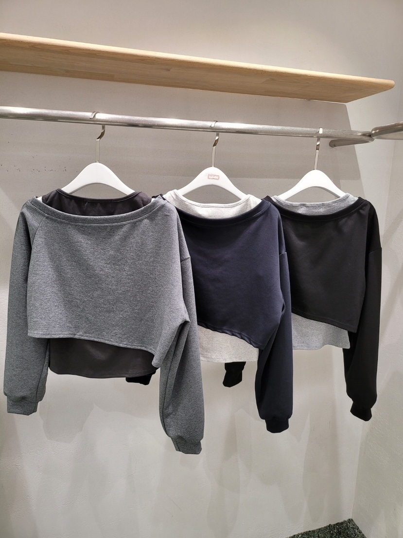 THE OTHER東大門㊣代購女裝新品25秋冬真品時尚衛衣假兩件THE OTHER衛衣