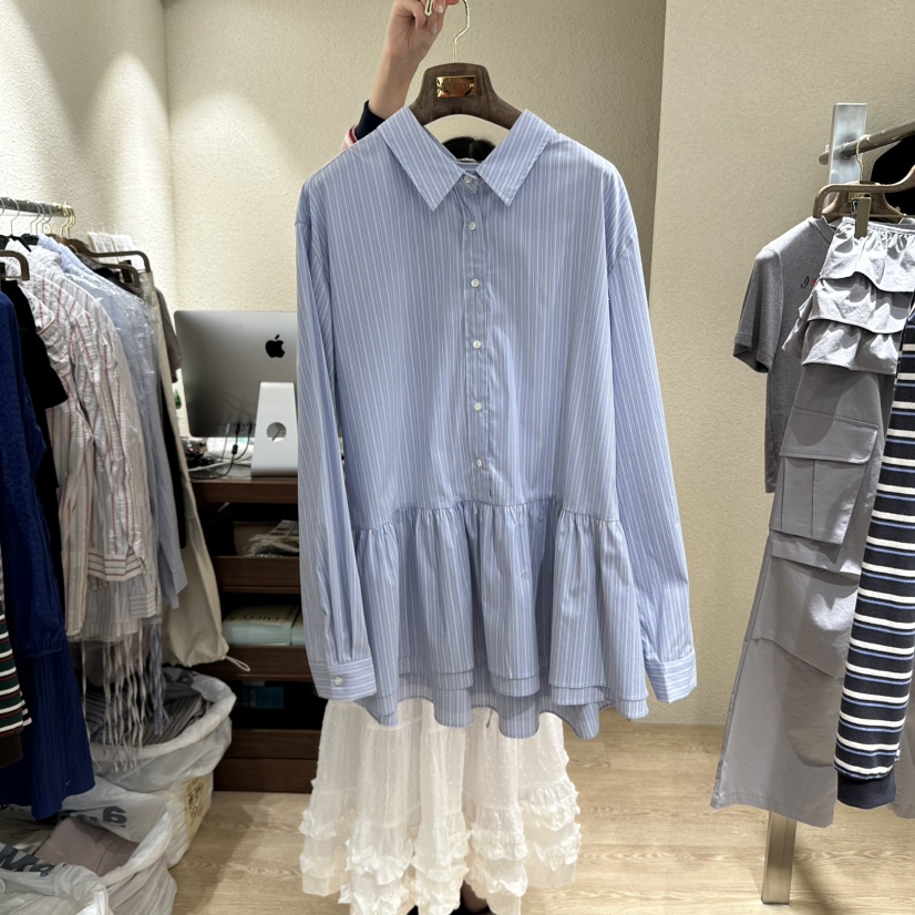 HOME GROUND東大門㊣實拍女士新品職業休閑時尚襯衫蕾絲衫HOME GROUND襯衫/蕾絲衫