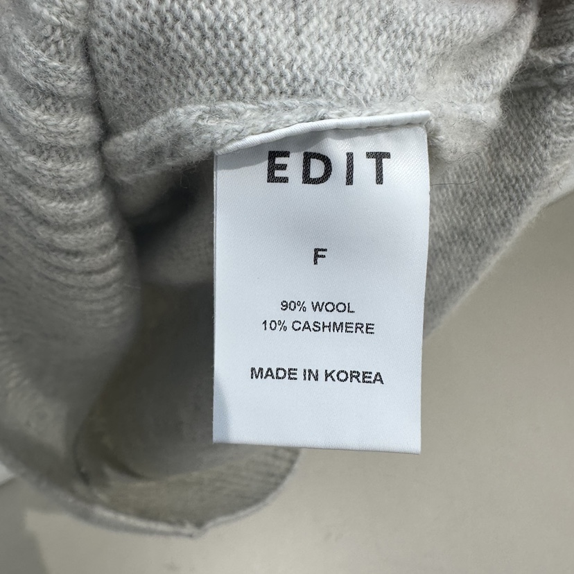 EDIT東大門㊣實拍女士新品25秋冬時尚休閑職業熱賣推薦針織衫EDIT針織衫
