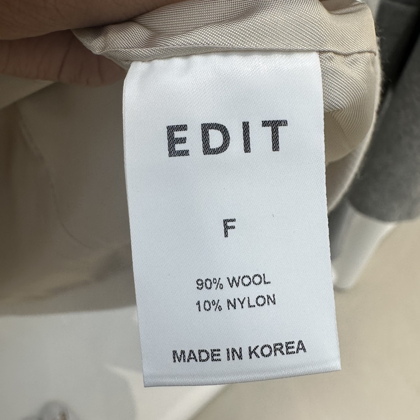 EDIT韓國代購㊣女士新品時尚真品人氣推薦25秋冬熱賣職業夾克EDIT夾克