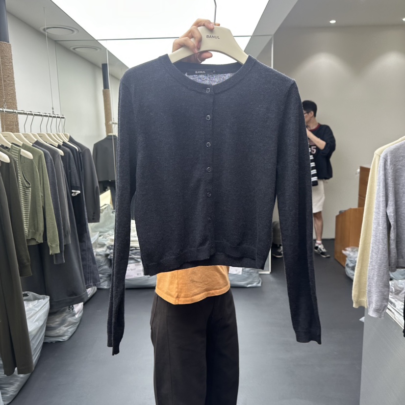 BANUL東大門㊣代購女裝新品真品推薦休閑時尚人氣針織衫開衫BANUL針織衫圖色4