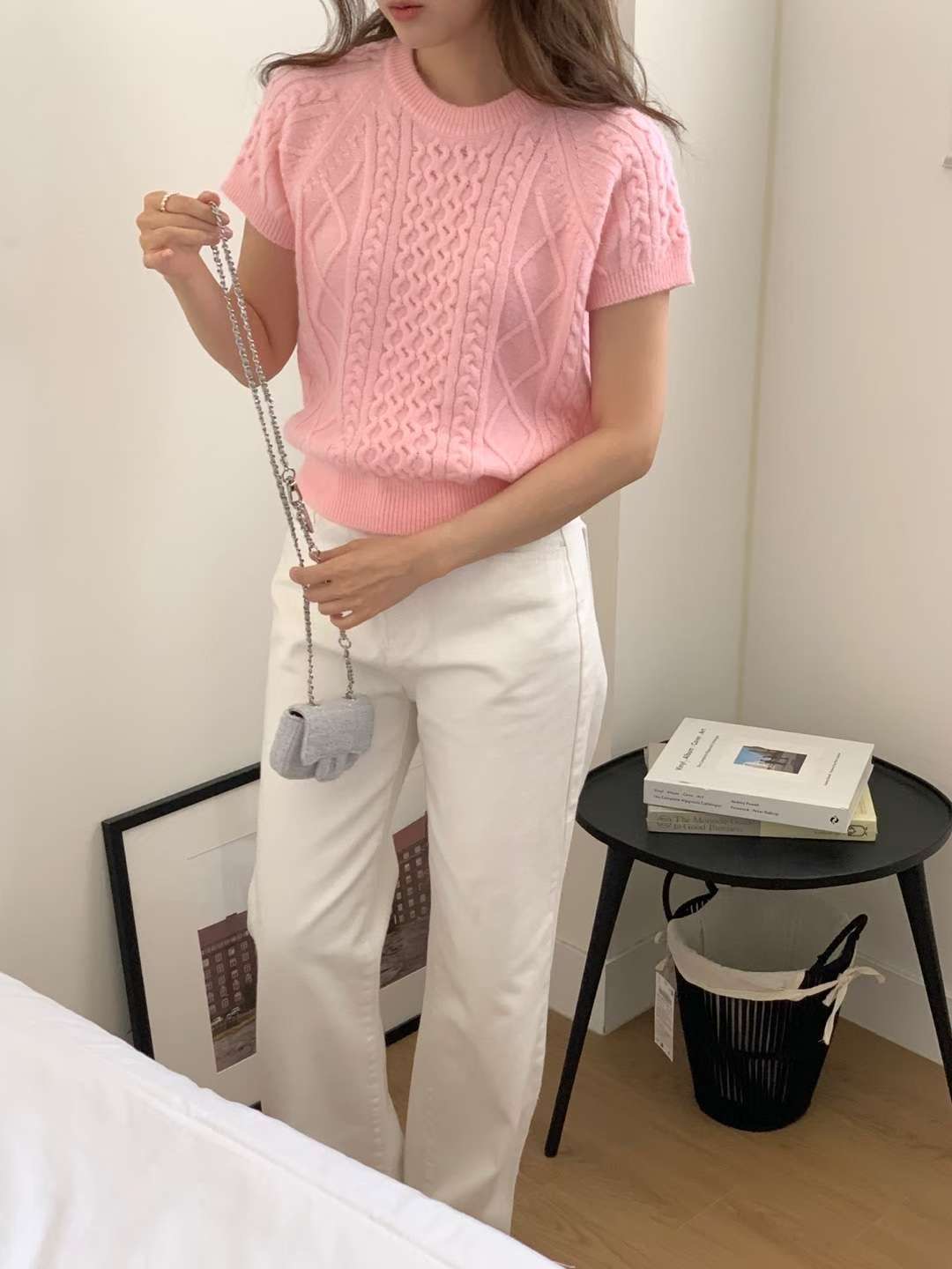 ANNE東大門㊣代購女裝新品時尚推薦25秋冬職業休閑真品針織衫ANNE針織衫