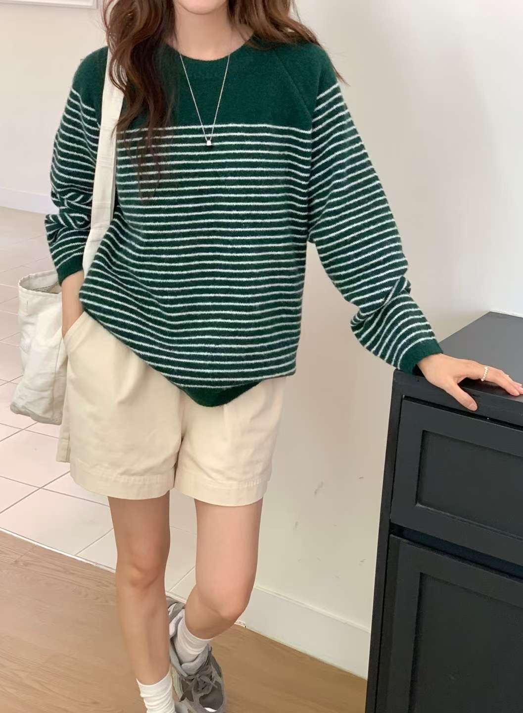 ANNE東大門㊣直郵女裝新品熱賣休閑職業真品25秋冬時尚針織衫ANNE針織衫圖色3