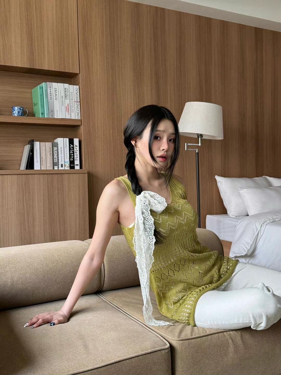 ANNE韓國代購㊣女裝新品時尚真品人氣職業推薦熱賣25秋冬連衣裙ANNE連衣裙