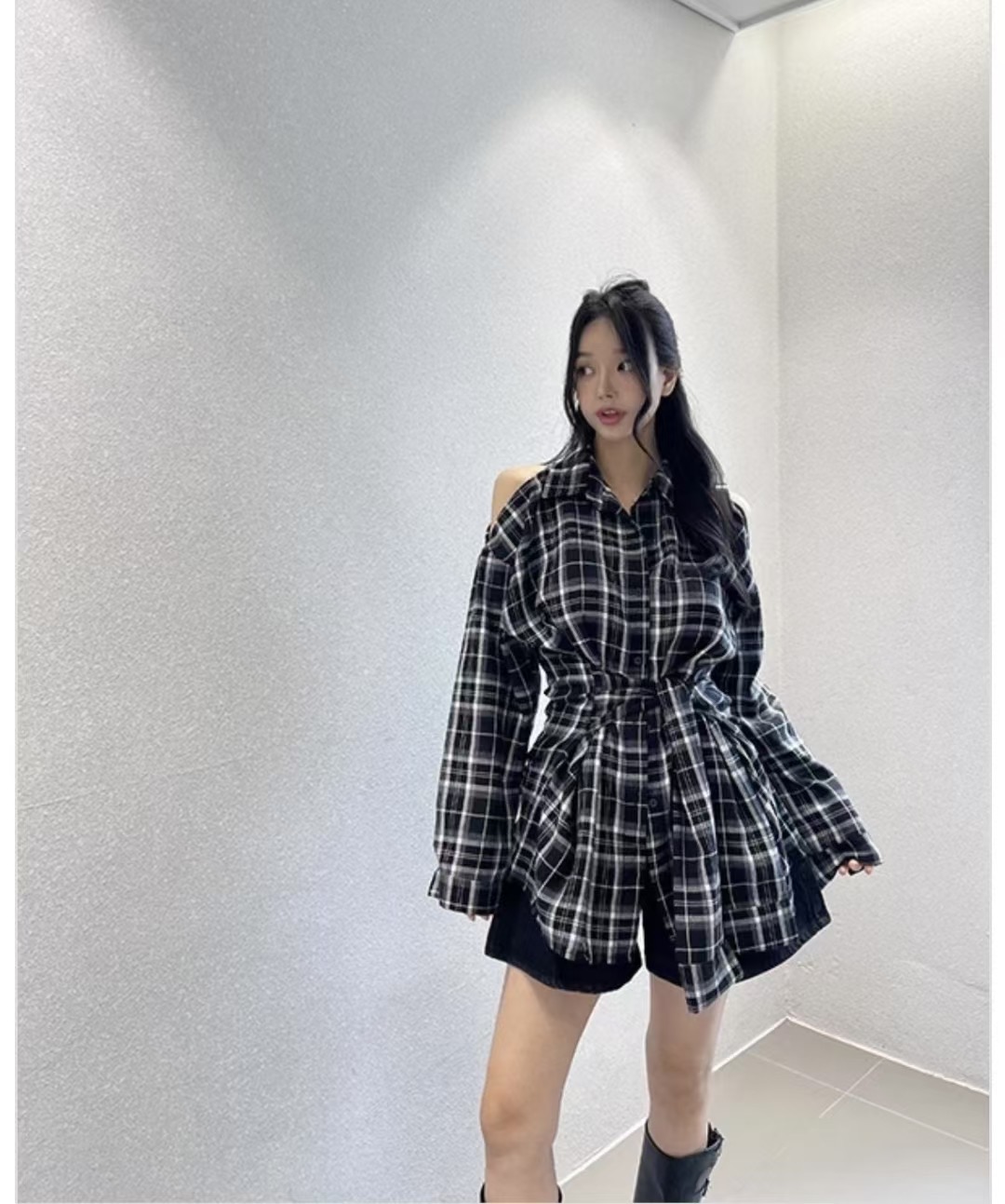 BLACK LINE東大門㊣實拍女裝新品推薦職業真品熱賣襯衫蕾絲衫BLACK LINE襯衫/蕾絲衫圖色3