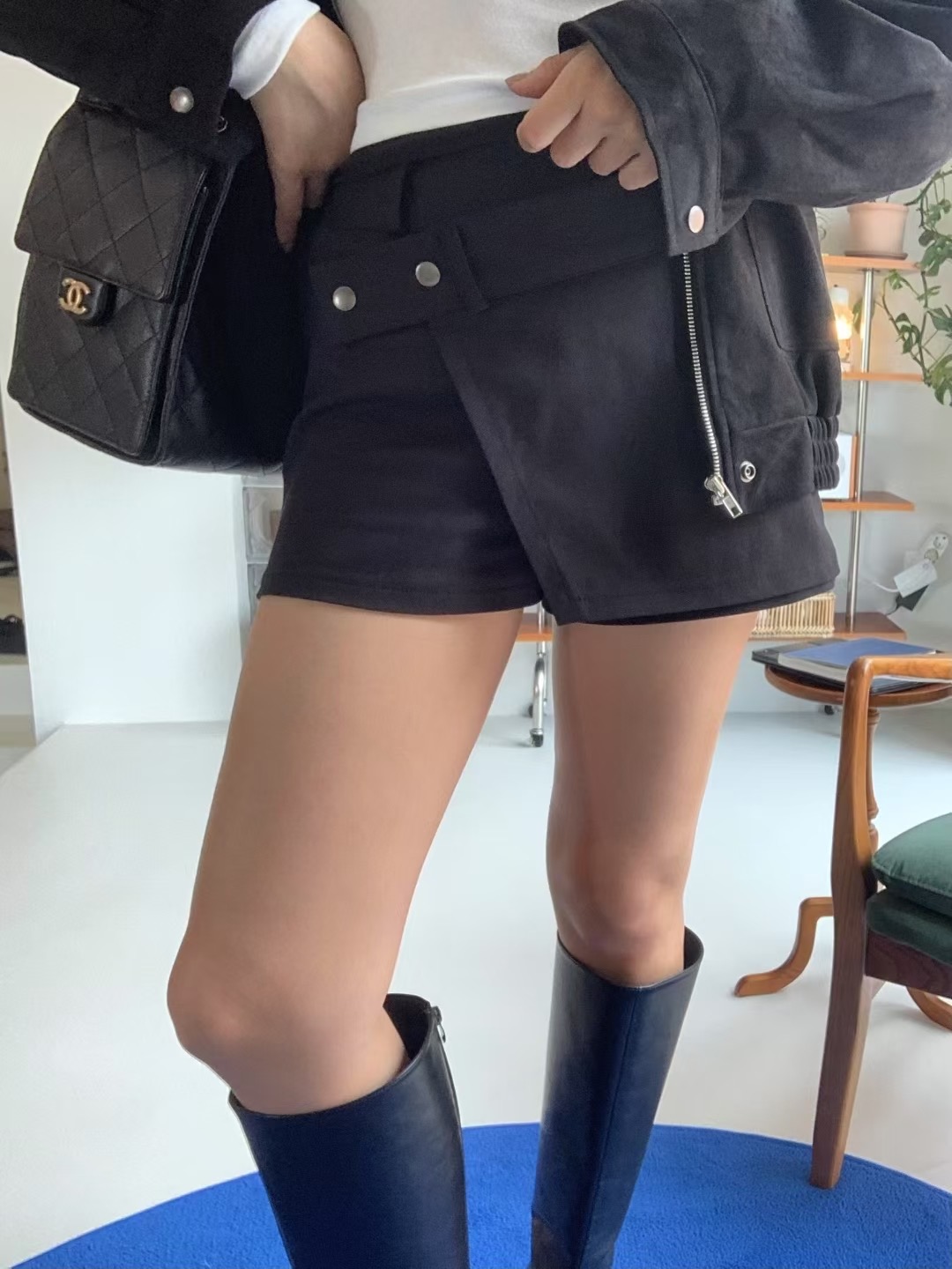 BLACK LINE韓國代購㊣女士新款真品休閑25秋冬熱賣職業裙褲BLACK LINE裙褲圖色2