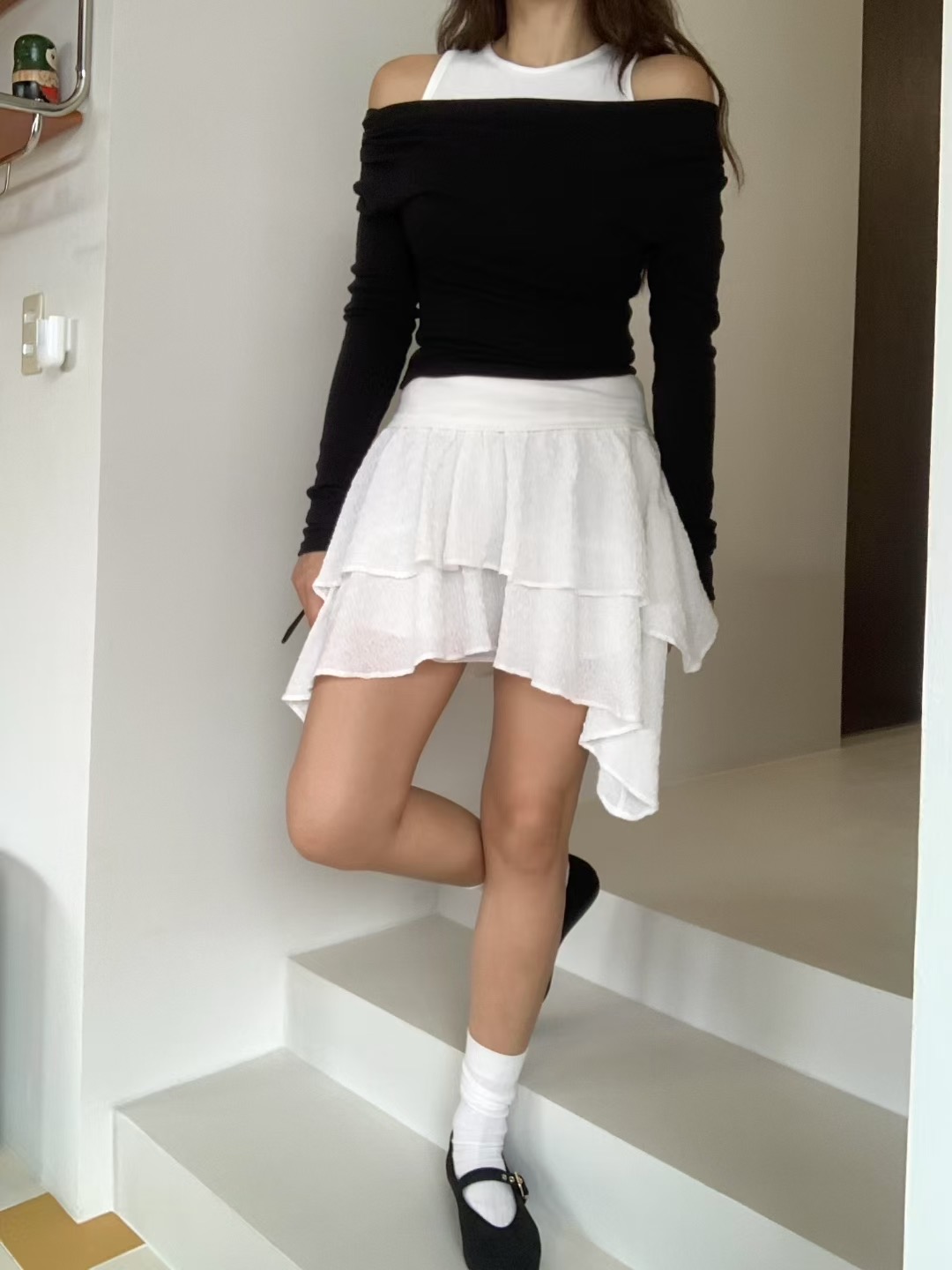 BLACK LINE東大門㊣實拍女裝新款真品人氣推薦半身裙中短裙BLACK LINE半身裙/中短裙