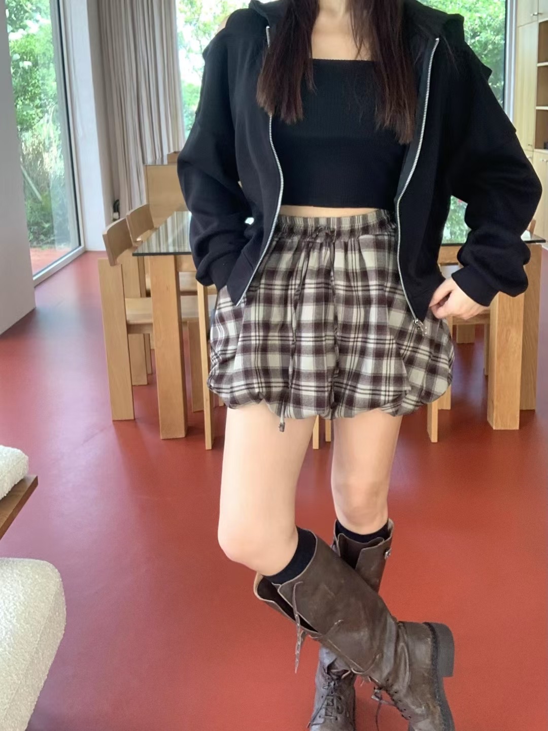 BLACK LINE韓國代購㊣女士新品熱賣人氣時尚職業真品推薦短裙BLACK LINE短裙圖色2