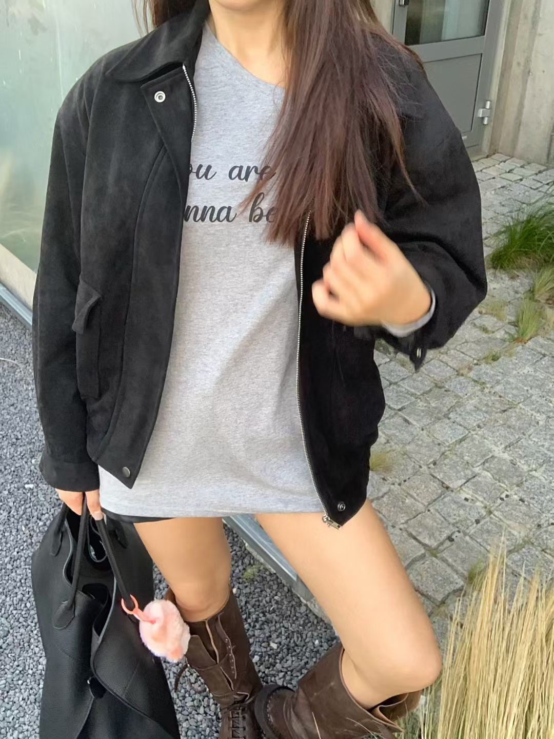 BLACK LINE韓國直郵㊣女裝新款休閑真品時尚人氣職業熱賣夾克BLACK LINE夾克