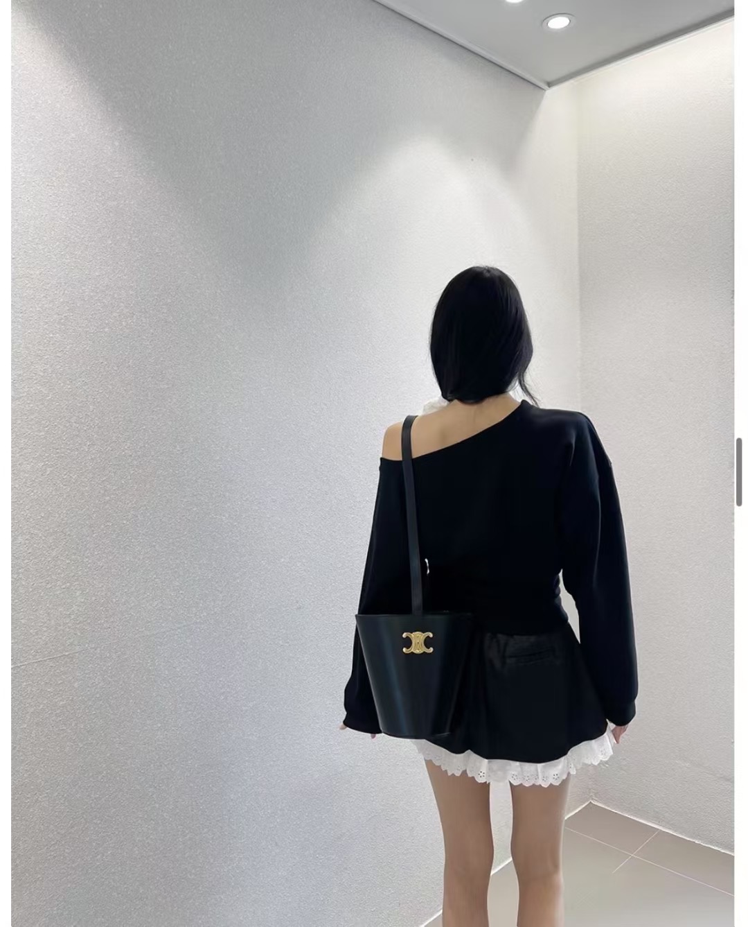 BLACK LINE東大門㊣實拍女士新款人氣推薦25秋冬職業長袖T恤BLACK LINE長袖T恤