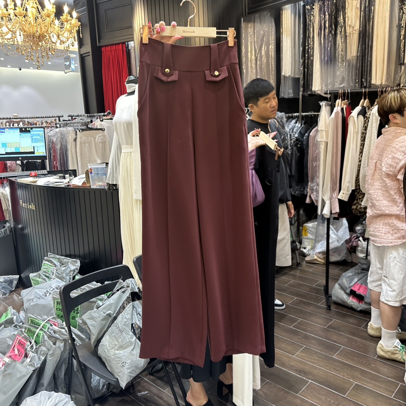 HERISH-HAUTE韓國代購㊣女裝新款真品人氣25秋冬時尚休閑褲HERISH-HAUTE休閑褲圖色2