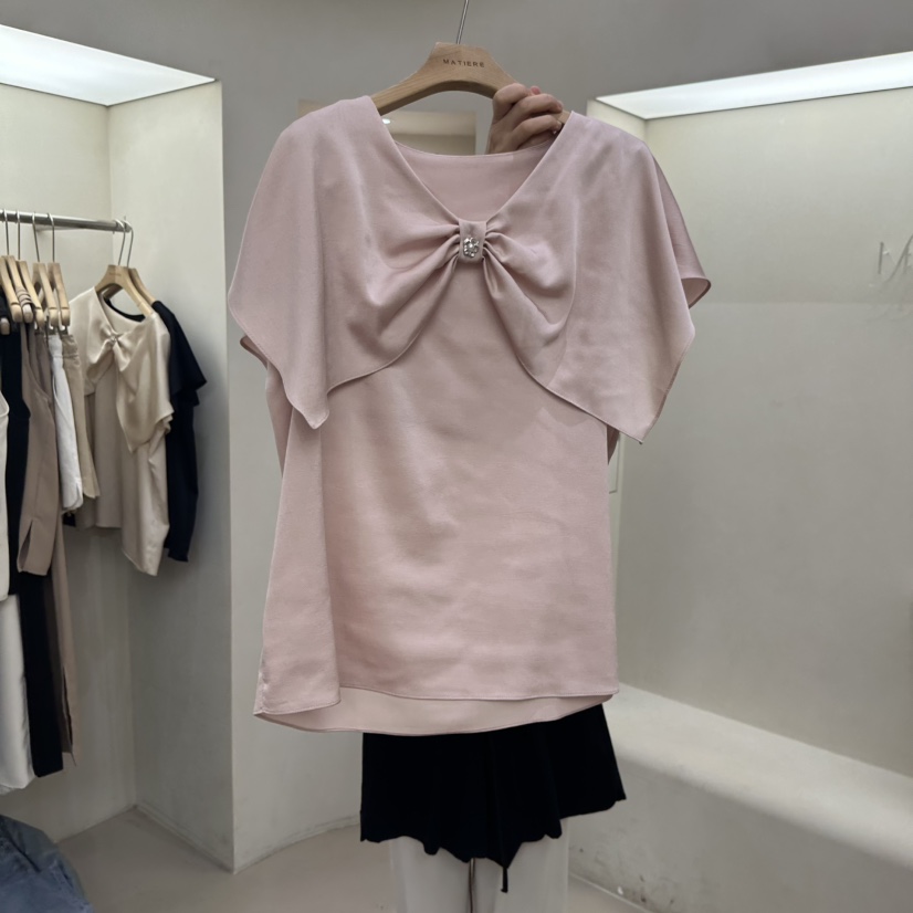 MATIERE東大門㊣代購女裝新品推薦25秋冬時尚職業襯衫蕾絲衫MATIERE襯衫/蕾絲衫
