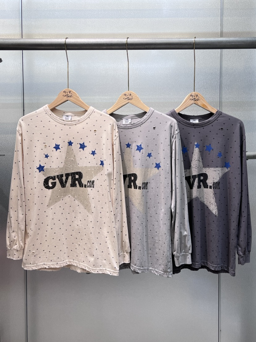 GVR COMPANY東大門㊣代購女士新款25秋冬時尚休閑推薦長袖T恤GVR-COMPANY長袖T恤