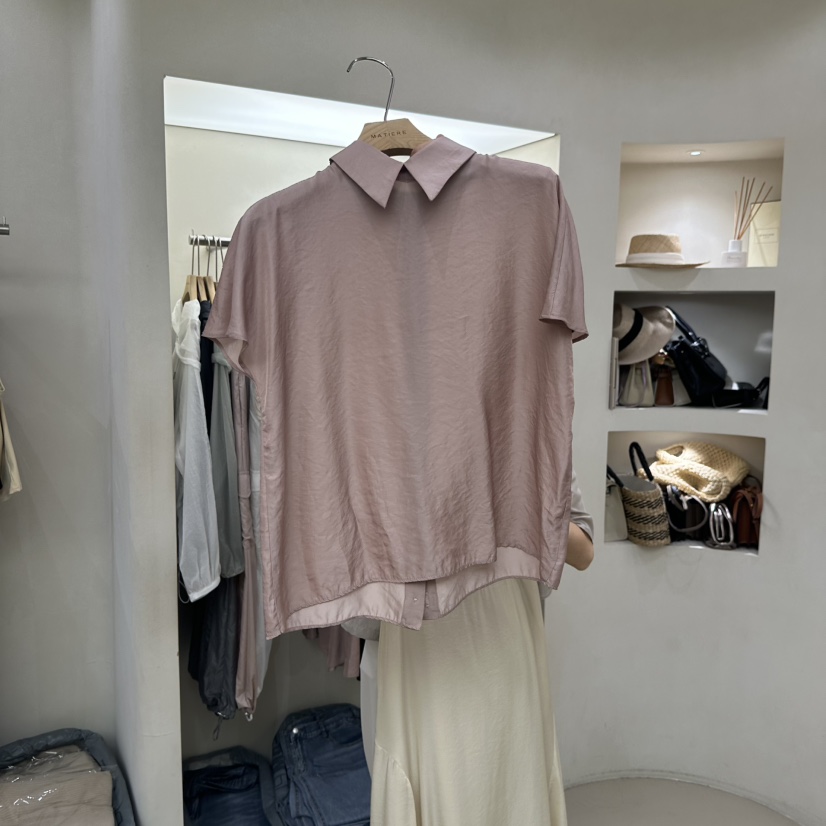 MATIERE韓國代購㊣女裝新品真品推薦人氣熱賣25秋冬襯衫蕾絲衫MATIERE襯衫/蕾絲衫圖色2