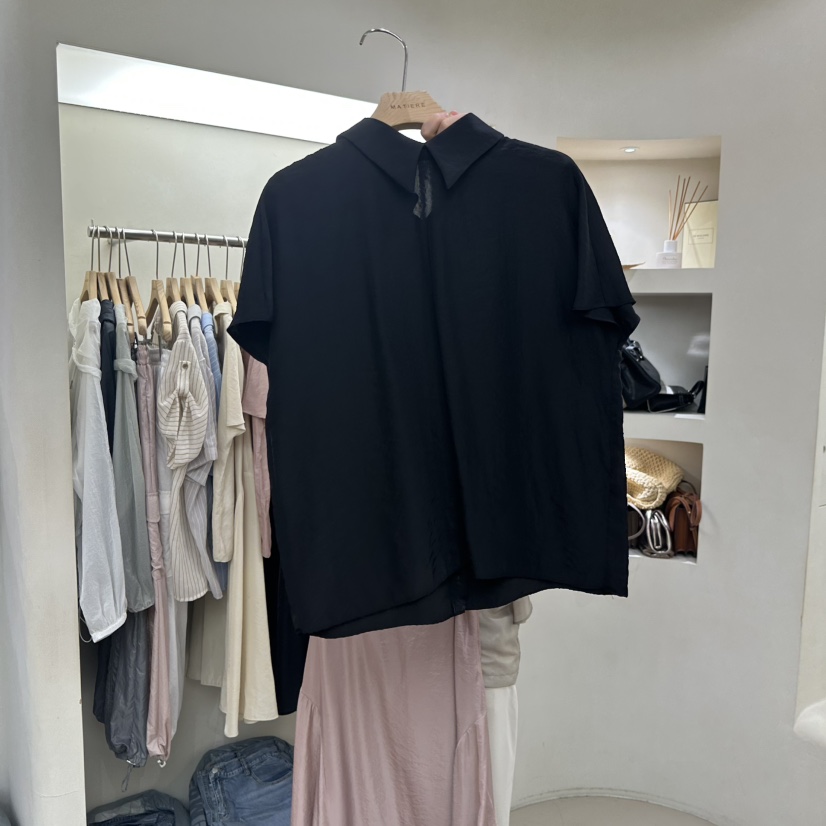 MATIERE韓國代購㊣女裝新品真品推薦人氣熱賣25秋冬襯衫蕾絲衫MATIERE襯衫/蕾絲衫圖色3