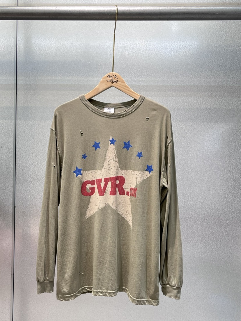 GVR COMPANY東大門㊣實拍女裝新款25秋冬休閑時尚熱賣長袖T恤GVR-COMPANY長袖T恤圖色2