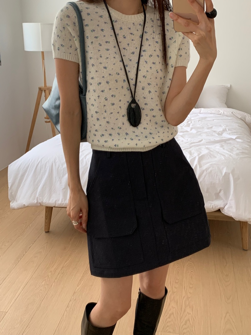RIVER RAIN東大門㊣直郵女士新品職業時尚真品人氣針織衫花朵RIVER RAIN針織衫