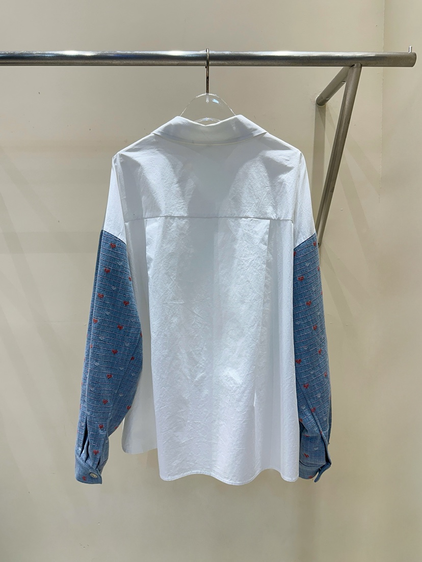 81 MARKET-L韓國代購㊣女士新品休閑25秋冬人氣襯衫蕾絲衫81 MARKET-L襯衫/蕾絲衫