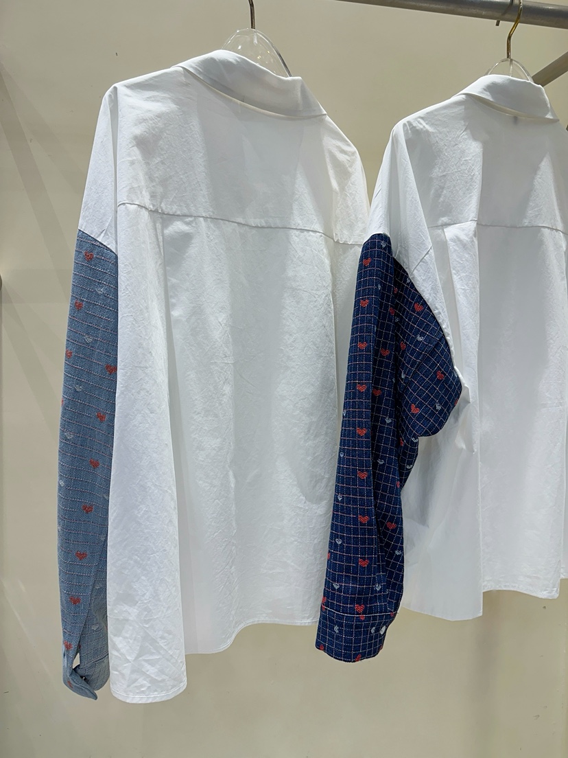 81 MARKET-L韓國代購㊣女士新品休閑25秋冬人氣襯衫蕾絲衫81 MARKET-L襯衫/蕾絲衫