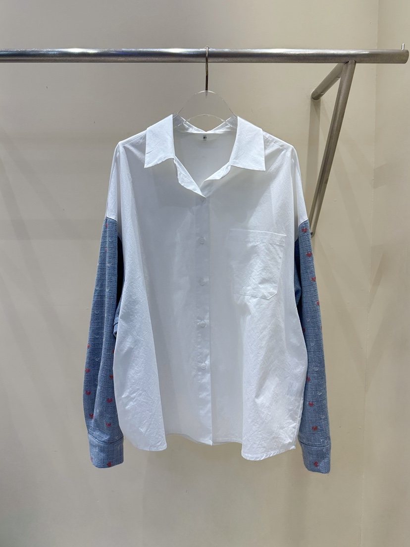81 MARKET-L韓國代購㊣女士新品休閑25秋冬人氣襯衫蕾絲衫81 MARKET-L襯衫/蕾絲衫