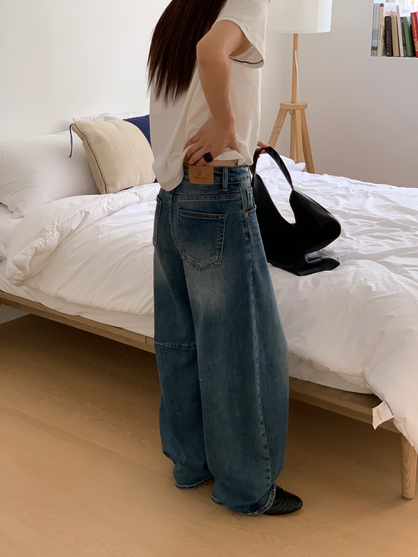 RIVER RAIN東大門㊣實拍女裝新品時尚熱賣休閑推薦人氣牛仔褲RIVER RAIN牛仔褲