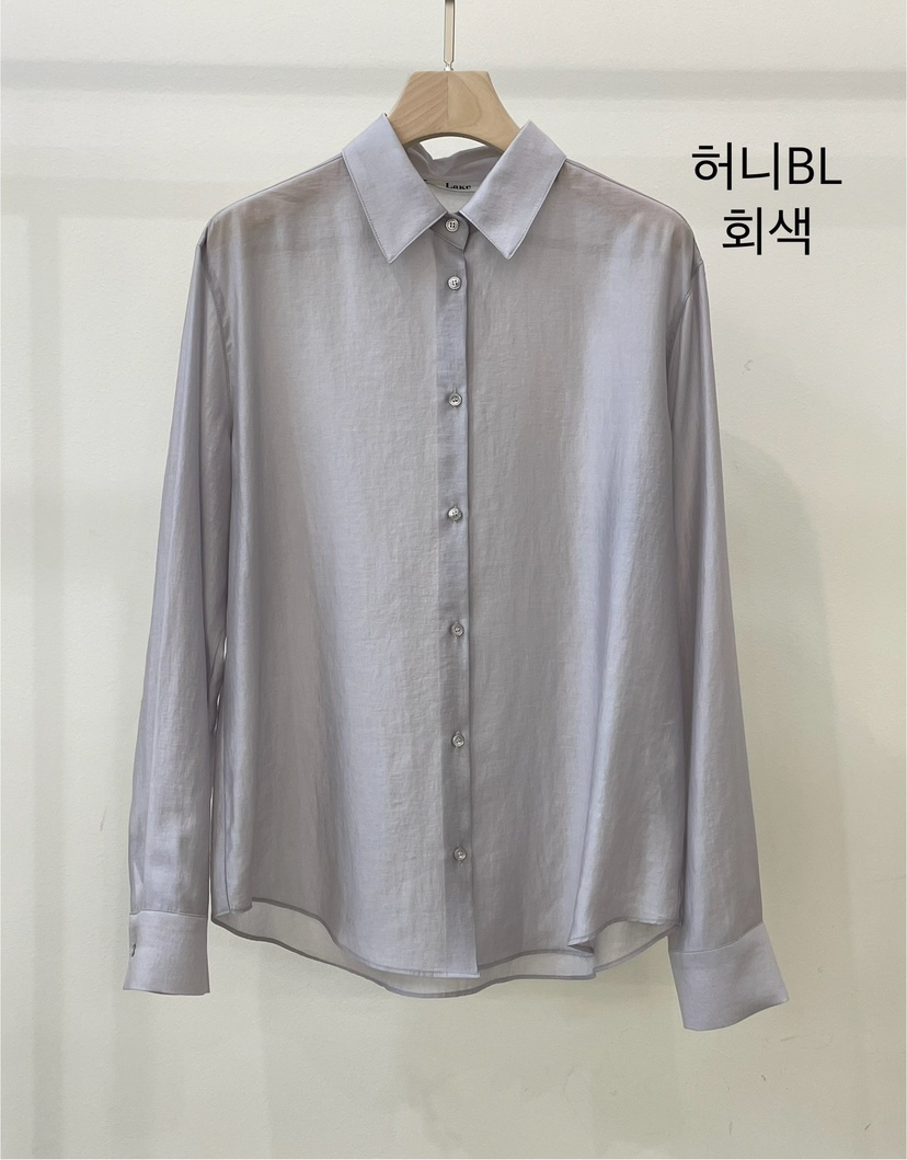 LAKE-A韓國直郵㊣女裝新品時尚職業人氣熱賣25秋冬襯衫蕾絲衫Lake side襯衫/蕾絲衫圖色2