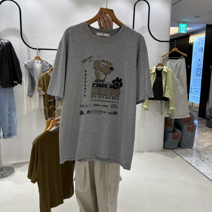 TREND SELLER/G東大門㊣直郵女士新品休閑25秋冬熱賣人氣T恤G/TREND SELLERT恤圖色2