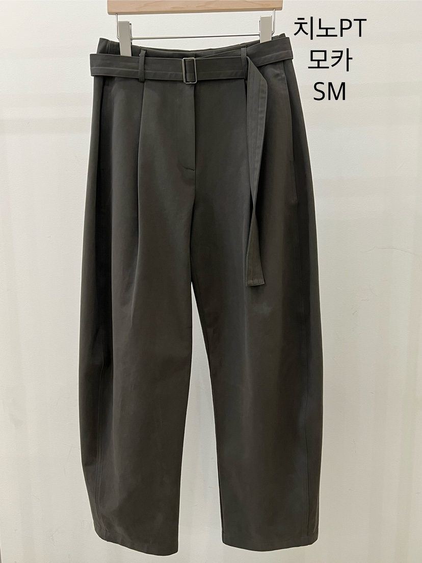LAKE-A韓國直郵㊣女士新品人氣職業時尚25秋冬休閑褲含腰帶Lake side休閑褲
