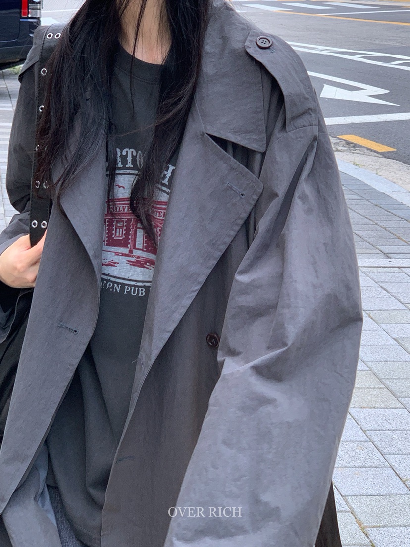 OVER RICH韓國代購㊣女裝新款人氣職業推薦休閑時尚熱賣T恤OVER RICHT恤