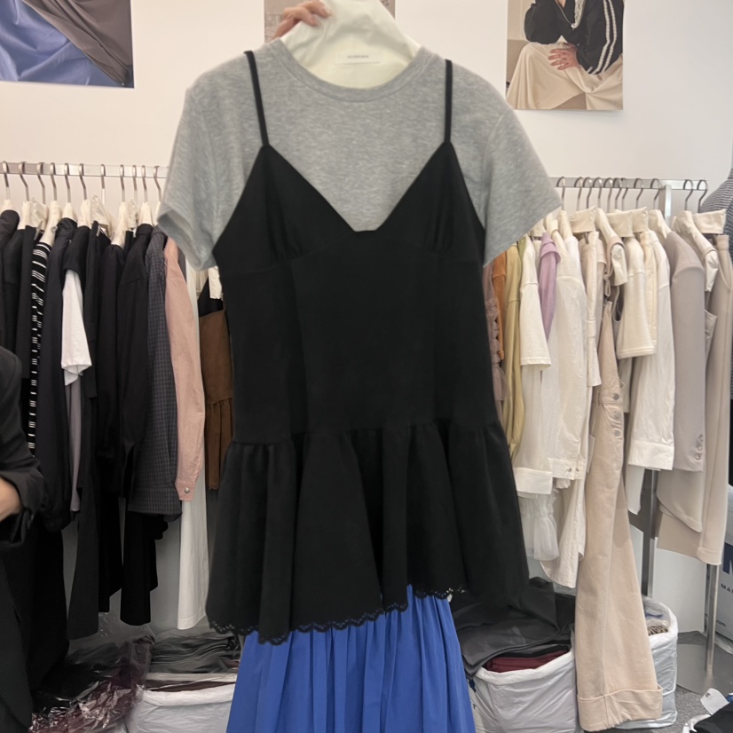 SALONDEMAG東大門㊣實拍女裝新品25秋冬推薦吊帶背心不含內搭SALONDEMAG吊帶/背心圖色2