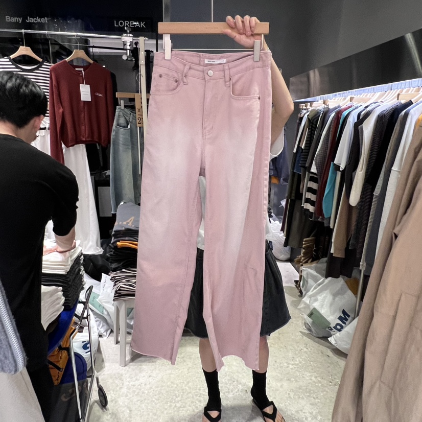BANY ANCO東大門㊣實拍女士新款25秋冬人氣推薦休閑牛仔褲BANY ANCO牛仔褲