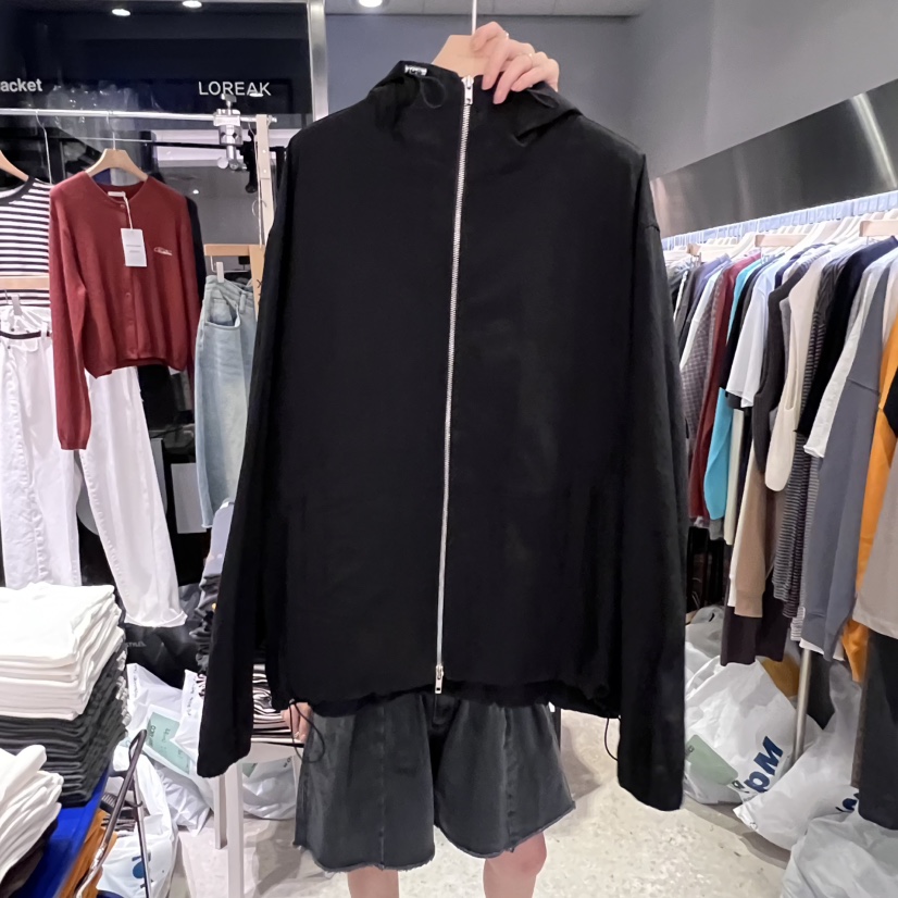 BANY ANCO東大門㊣實拍女裝新品推薦25秋冬人氣職業夾克連帽BANY ANCO夾克圖色2