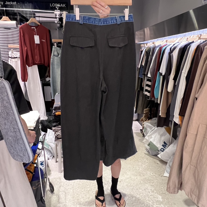 BANY ANCO東大門㊣直郵女裝新品人氣25秋冬真品休閑褲腰帶BANY ANCO休閑褲