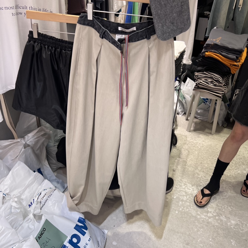 BANY ANCO東大門㊣直郵女裝新品人氣25秋冬真品休閑褲腰帶BANY ANCO休閑褲