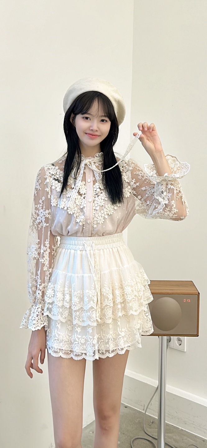 YARD東大門㊣代購女裝新款休閑職業推薦時尚人氣襯衫蕾絲衫YARD襯衫/蕾絲衫