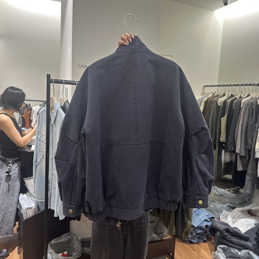JADEMARKET韓國直郵㊣女士新品熱賣推薦職業真品休閑25秋冬夾克JADE MARKET夾克