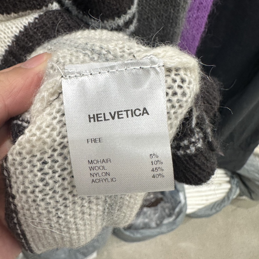 HELVETICA東大門㊣實拍女裝新款職業真品推薦熱賣針織衫條紋HELVETICA針織衫