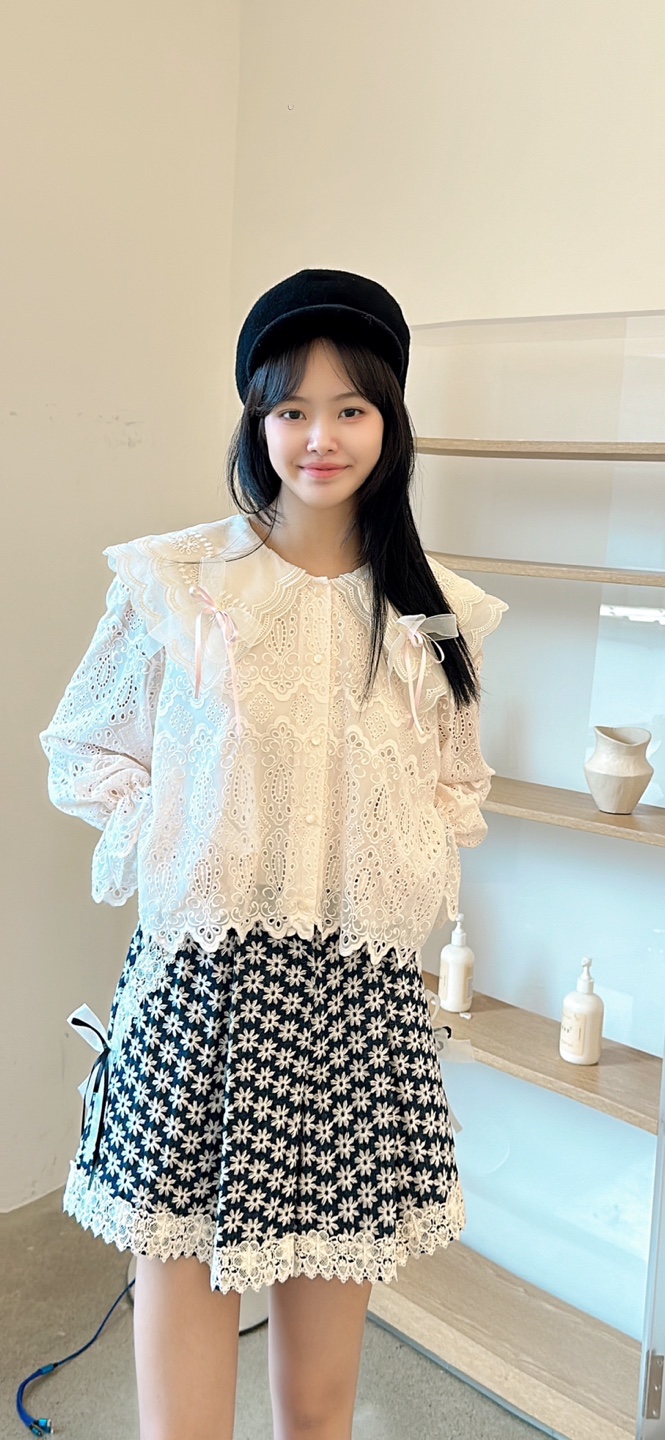 YARD東大門㊣代購女士新品推薦休閑真品25秋冬職業襯衫蕾絲衫YARD襯衫/蕾絲衫