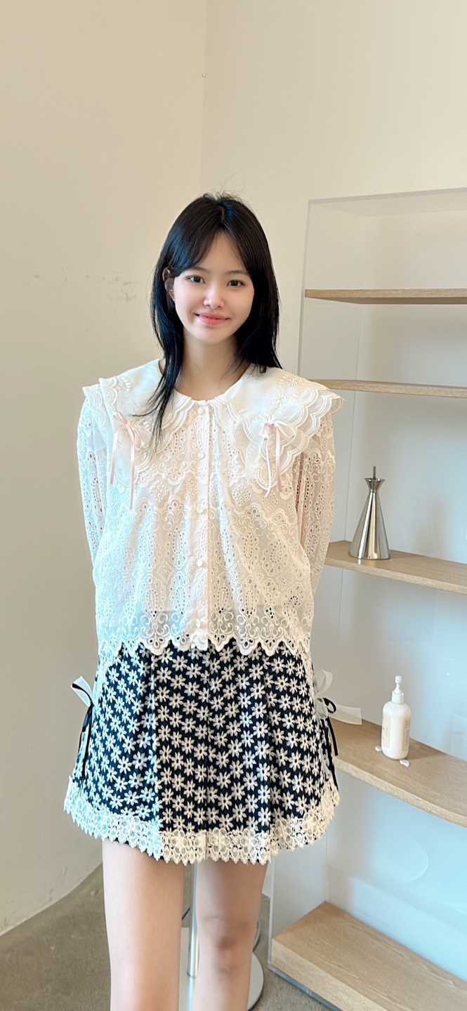 YARD東大門㊣代購女士新品推薦休閑真品25秋冬職業襯衫蕾絲衫YARD襯衫/蕾絲衫