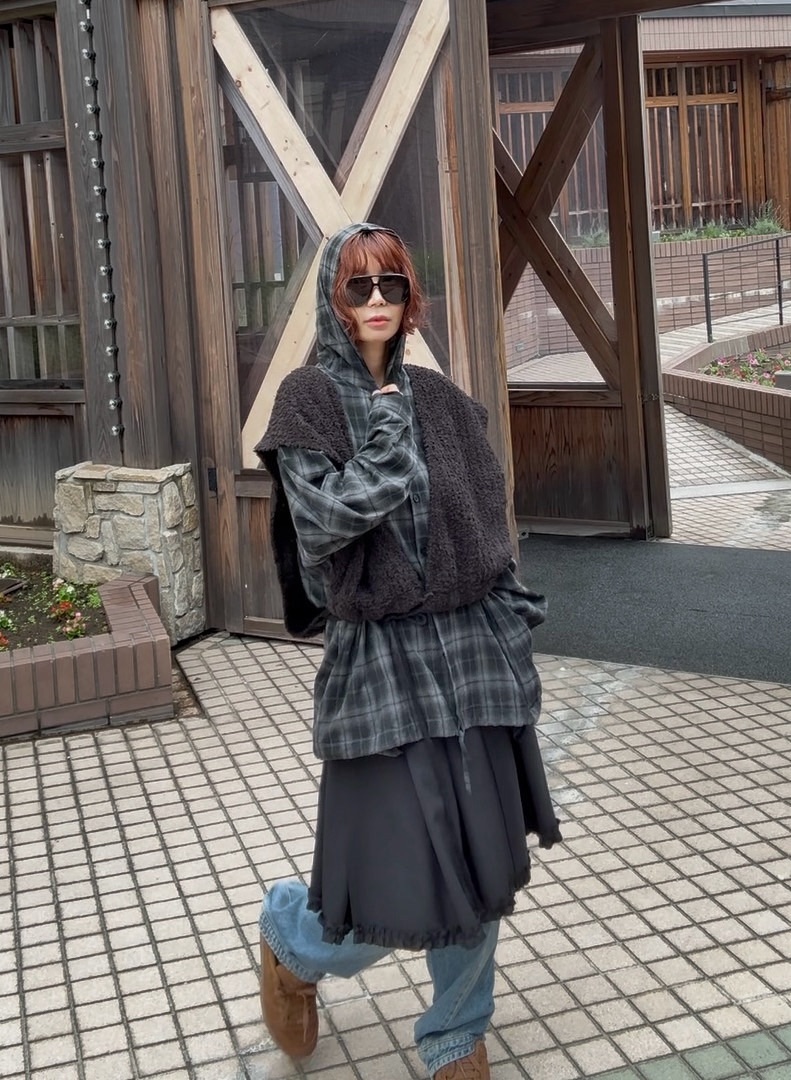 PARIS MATCH東大門㊣代購女裝新款25秋冬襯衫蕾絲衫連帽衫PARIS MATCH襯衫/蕾絲衫