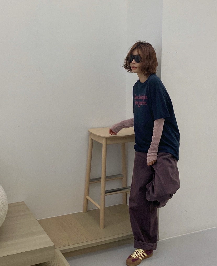 PARIS MATCH東大門㊣直郵女士新品人氣25秋冬真品休閑熱賣T恤PARIS MATCHT恤