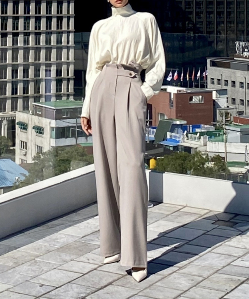 EIGHTGLOW韓國代購㊣女士新品熱賣推薦真品25秋冬人氣休閑褲EIGHTGLOW休閑褲圖色3