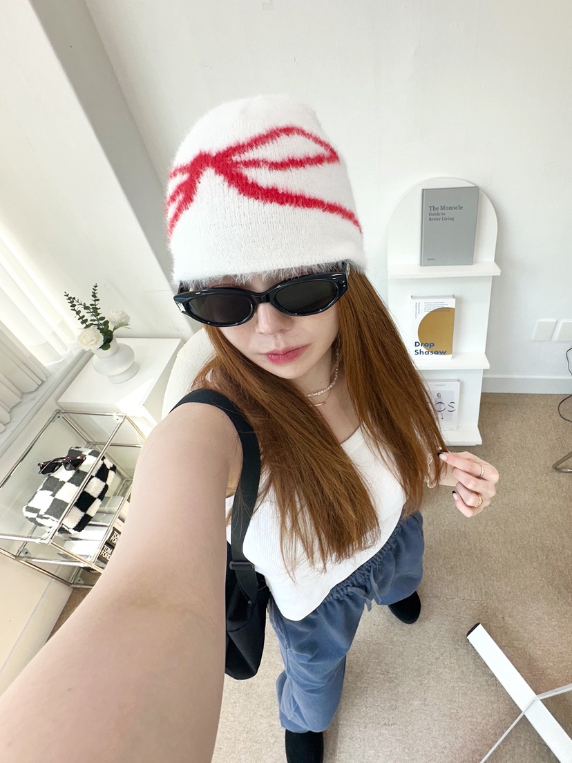 NICEALICE韓國代購㊣女士新款人氣熱賣時尚帽子男女同款安哥拉NICEALICE帽子圖色2