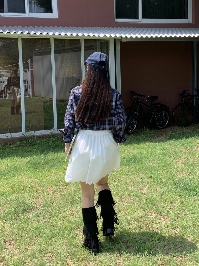 LIKEVAM（不代購）韓國代購㊣女士新品真品熱賣推薦時尚短裙絨LIKEVAM短裙