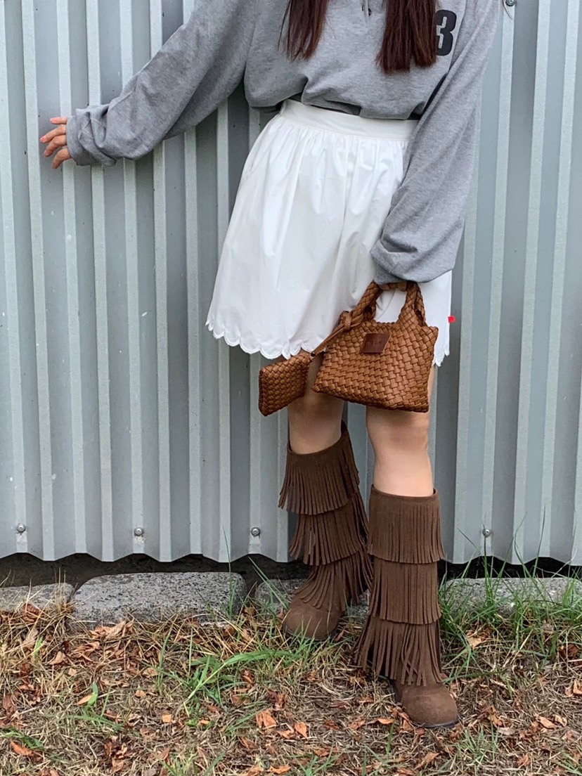 LIKEVAM（不代購）韓國代購㊣女士新品真品熱賣推薦時尚短裙絨LIKEVAM短裙