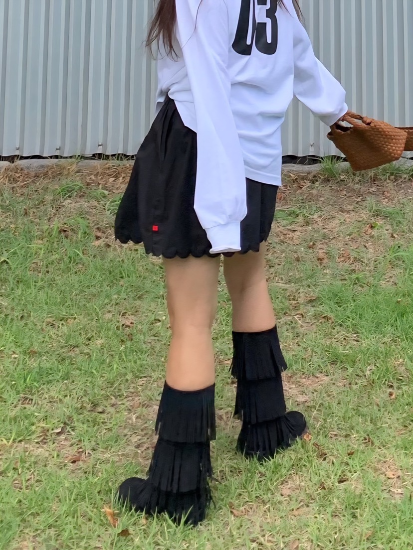 LIKEVAM（不代購）韓國代購㊣女士新品真品熱賣推薦時尚短裙絨LIKEVAM短裙