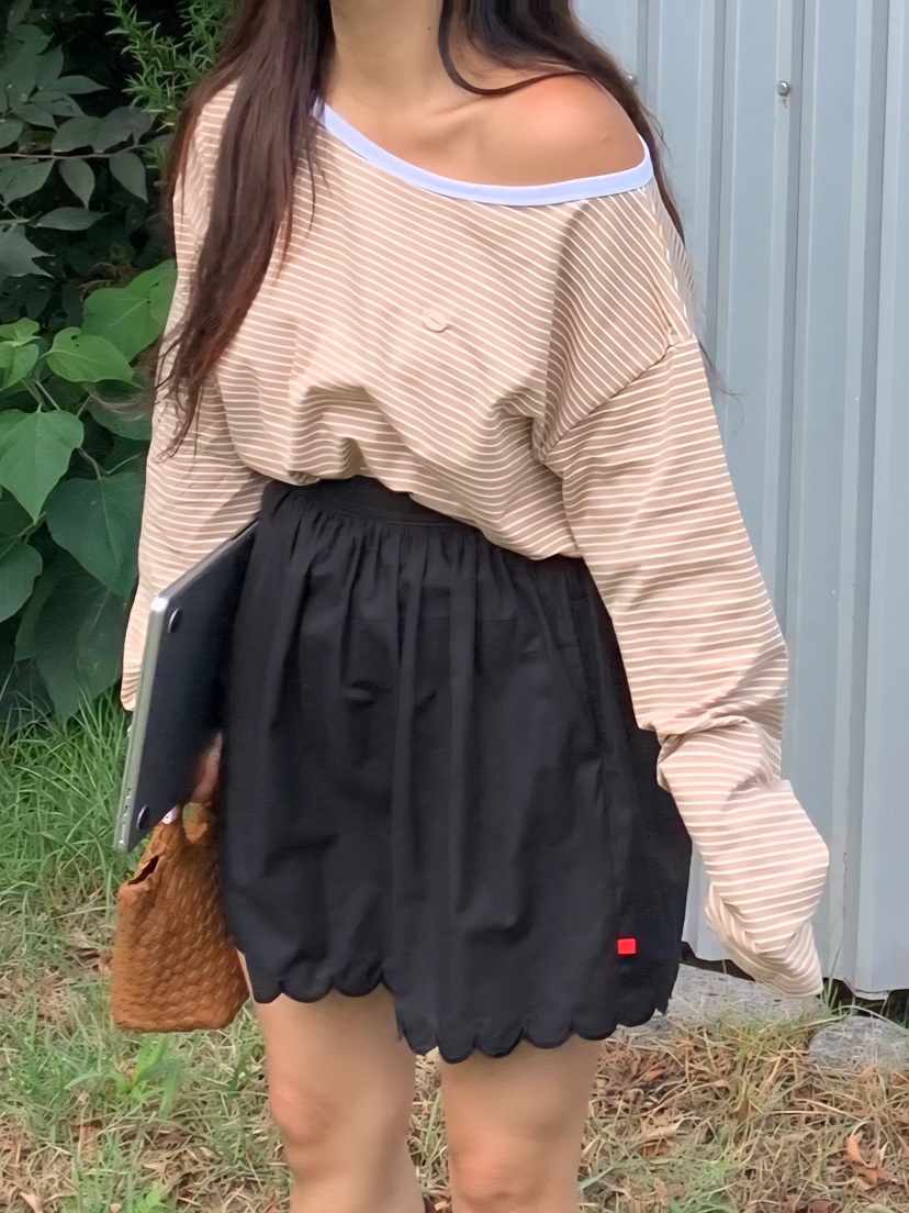 LIKEVAM（不代購）韓國代購㊣女士新品真品熱賣推薦時尚短裙絨LIKEVAM短裙圖色2