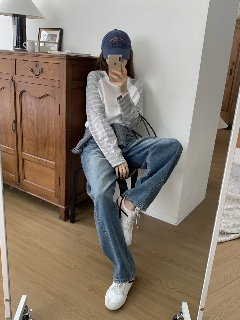FORMSTUDIO韓國直郵㊣女士新品25秋冬推薦真品時尚職業牛仔褲FORMSTUDIO牛仔褲