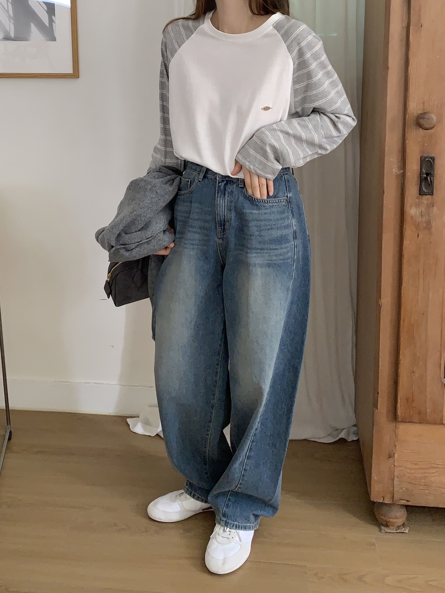 FORMSTUDIO韓國直郵㊣女士新品25秋冬推薦真品時尚職業牛仔褲FORMSTUDIO牛仔褲
